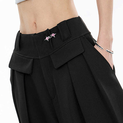 Étoiles De Diamant Scintillant Boucle De Jean Réglable Serrage De Taille Pantalon